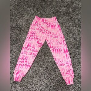 Justice pink sweat pants